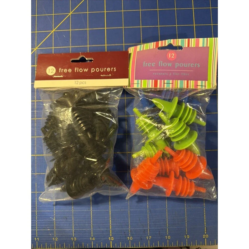 Free Flow Pourers For DIY Projects Bottle Toppers Set Of 24